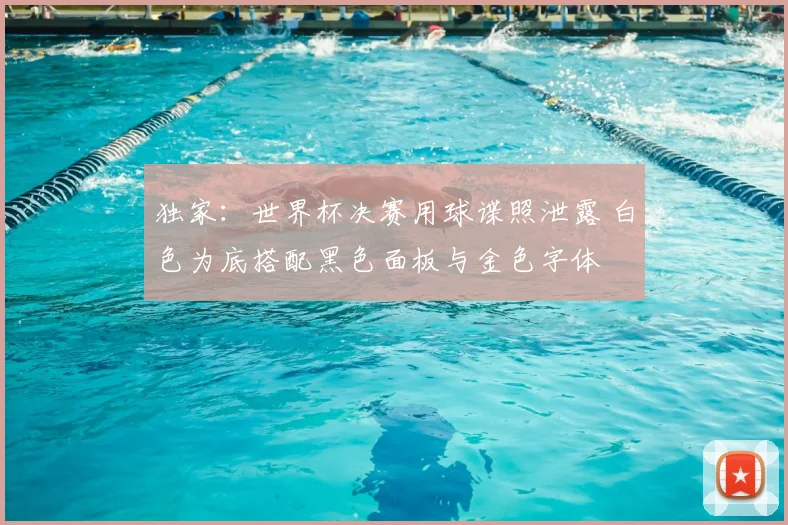 独家:世界杯决赛用球谍照泄露 白色为底搭配黑色面板与金色字体